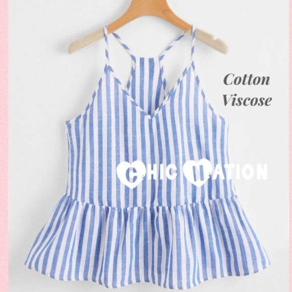 Chic Nation Tops - NEW ❤️Cotton Viscose Tank Top